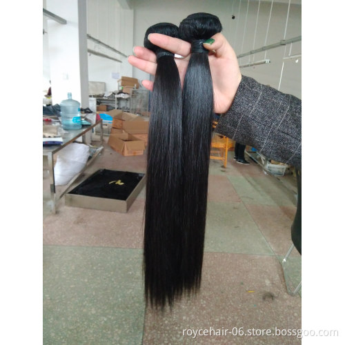 Cuticle Aligned Raw Virgin Human Hair, Custom Human Hair Packaging, Indian Temple Remy Human Hair Extension
